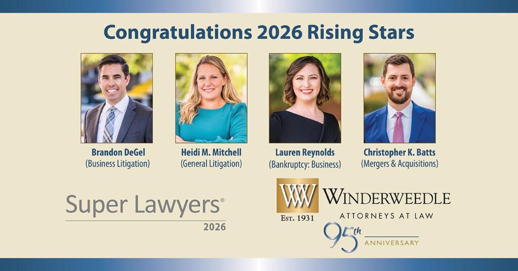 Five firm attorneys were recently selected as 2026 Florida Super Lawyers, and four named as Rising Stars.